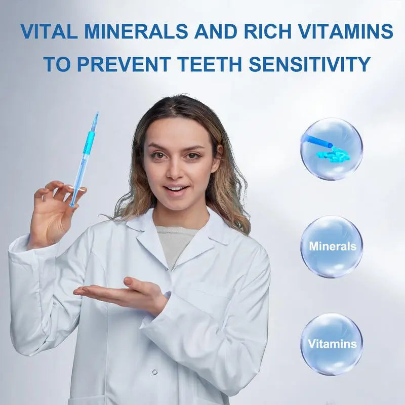 Mysmile Pro Teeth Whitening Kit + Remineralizing Gel Pack - Moon White