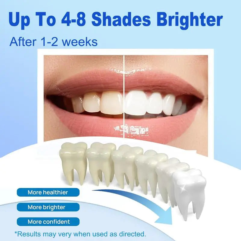 Mediwhite Teeth Whitening Kit with LED Light & 3 Tubes Teeth Whitening Gel & Remineralization Gel & Vitamin E Swabs for Oral Care Accelerator Brush - Moon White