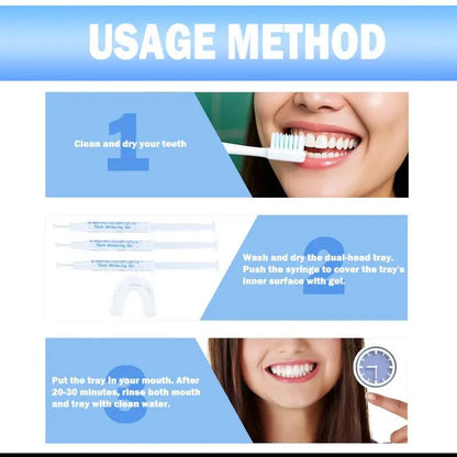 Mediwhite Express Teeth Whitening Kit with 3X3Ml Hydrogen Peroxide & Carbamide Peroxide Teeth Whitening Gel, Teeth Whitening Tray for Oral Care - Moon White