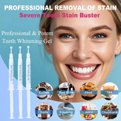 Mediwhite Express Teeth Whitening Kit with 3X3Ml Hydrogen Peroxide & Carbamide Peroxide Teeth Whitening Gel, Teeth Whitening Tray for Oral Care - Moon White